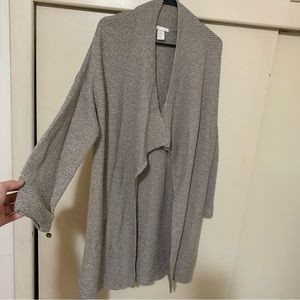 H&m oversize long cardigan size xs
